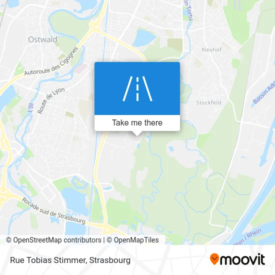 Rue Tobias Stimmer map