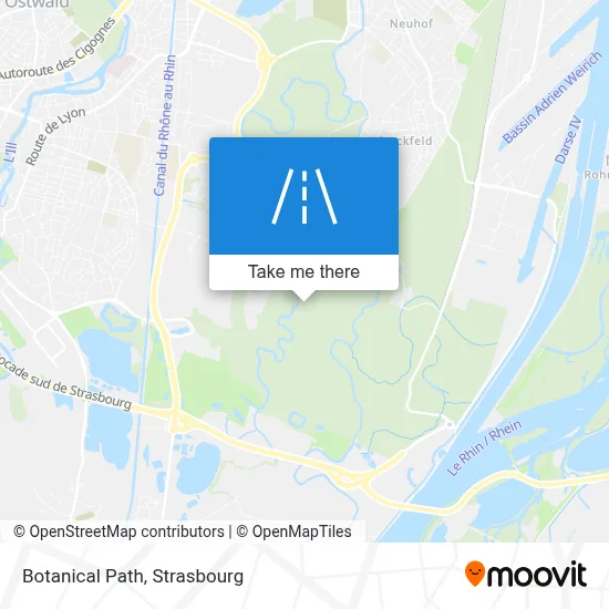 Sentier Botanique map