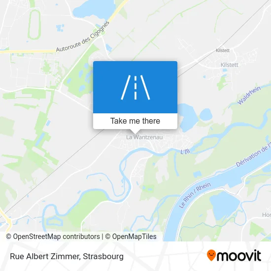 Rue Albert Zimmer map