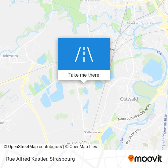 Rue Alfred Kastler map