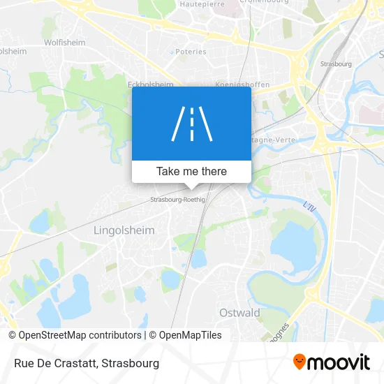 Rue De Crastatt map