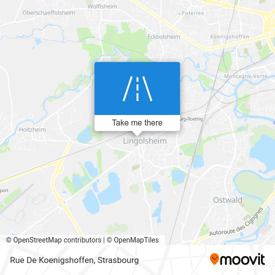 Rue De Koenigshoffen map