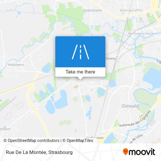 Rue De La Montée map
