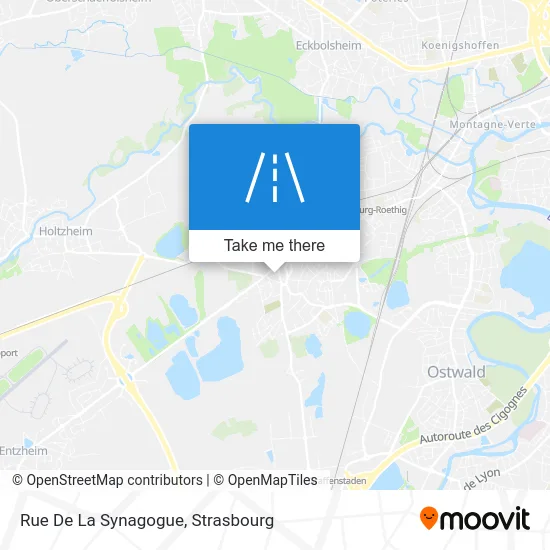 Rue De La Synagogue map