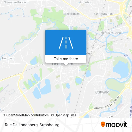Rue De Landsberg map