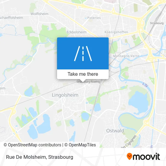 Rue De Molsheim map
