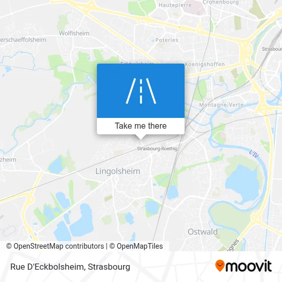 Rue D'Eckbolsheim map