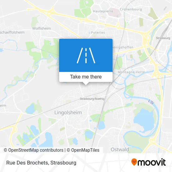 Rue Des Brochets map