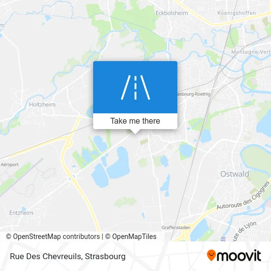 Rue Des Chevreuils map