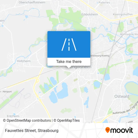 Rue Des Fauvettes map