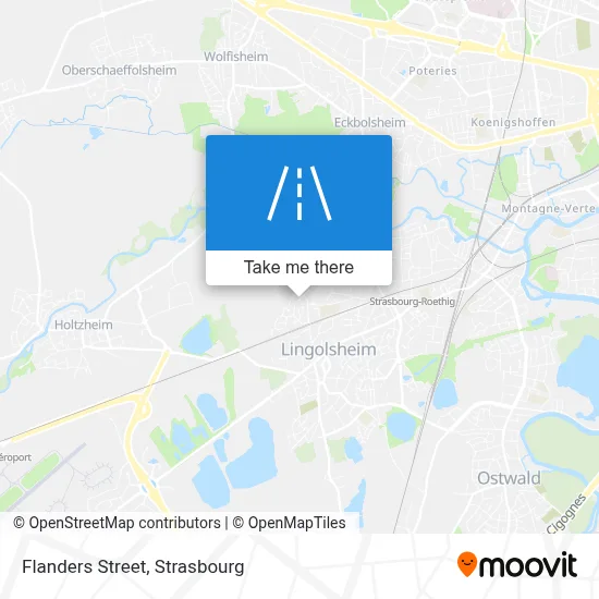 Rue Des Flandres map