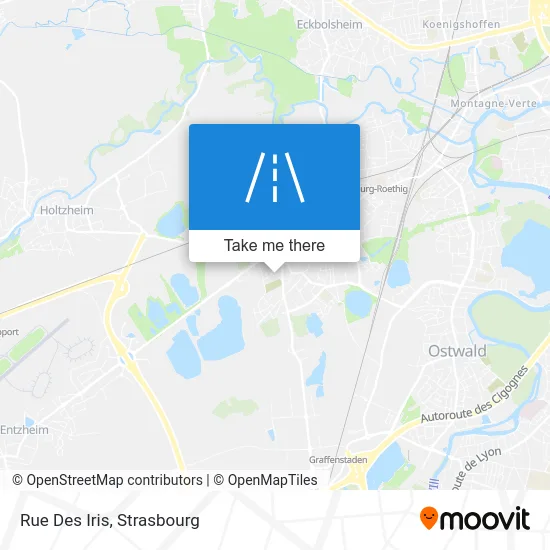 Rue Des Iris map