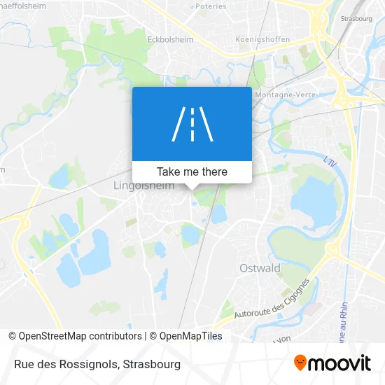 Rue Des Rossignols map