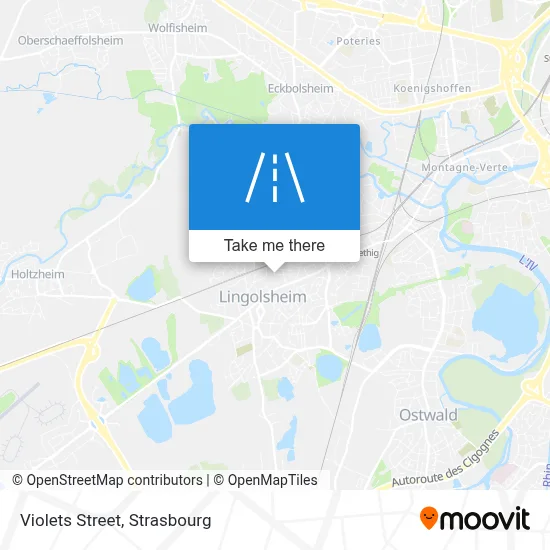 Rue Des Violettes map