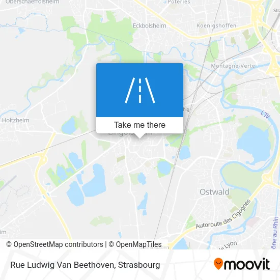 Rue Ludwig Van Beethoven map