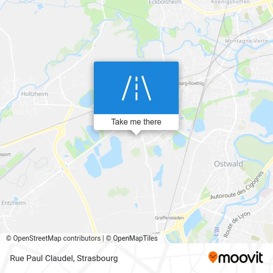 Rue Paul Claudel map
