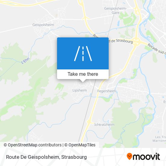 Route De Geispolsheim map