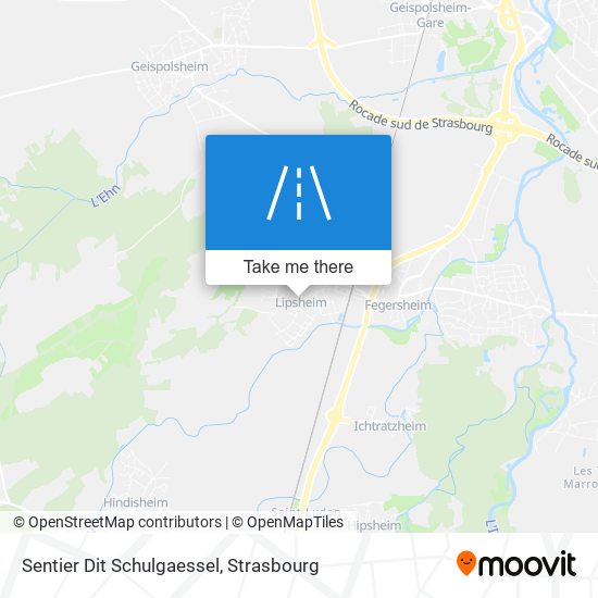 Sentier Dit Schulgaessel map