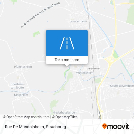 Rue De Mundolsheim map