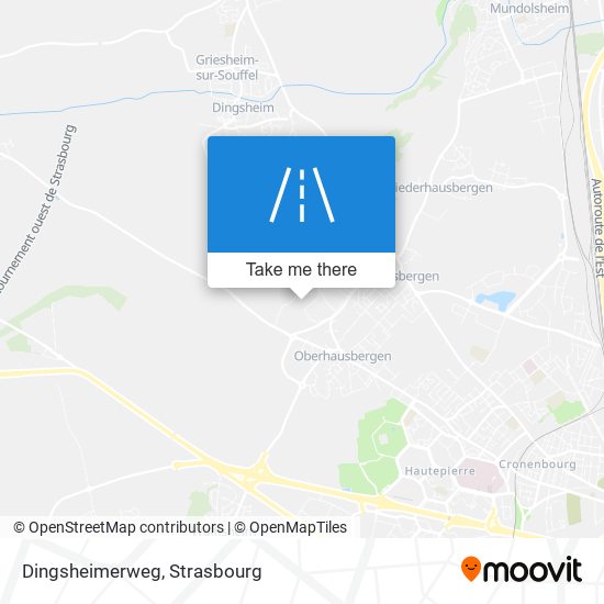 Dingsheimerweg map