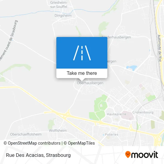 Rue Des Acacias map