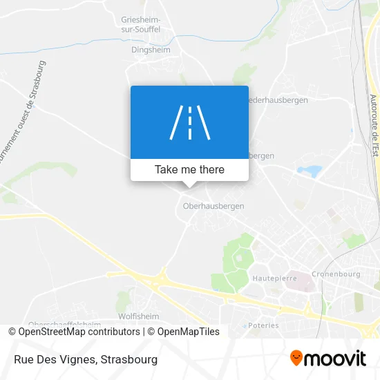 Rue Des Vignes map