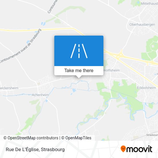 Rue De L'Église map