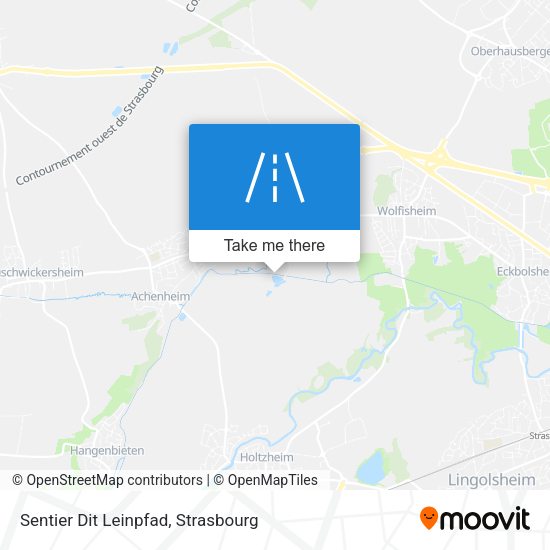 Sentier Dit Leinpfad map