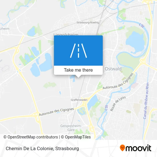 Chemin De La Colonie map