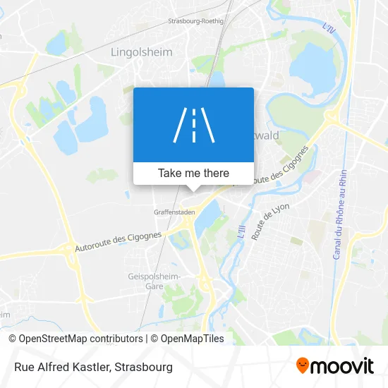 Rue Alfred Kastler map