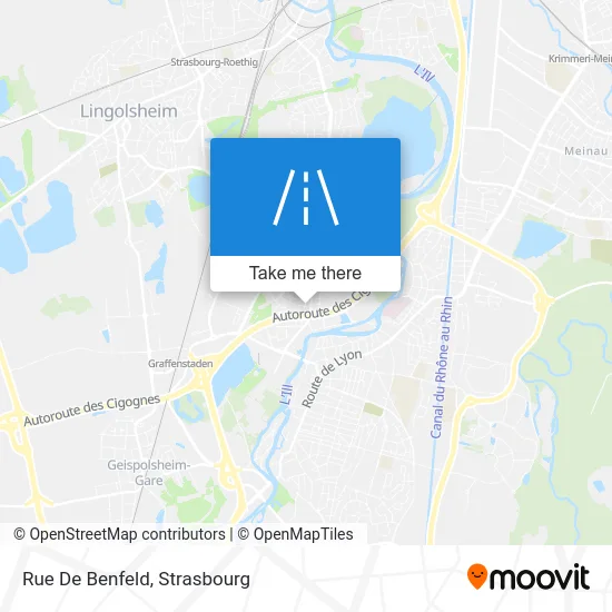 Rue De Benfeld map
