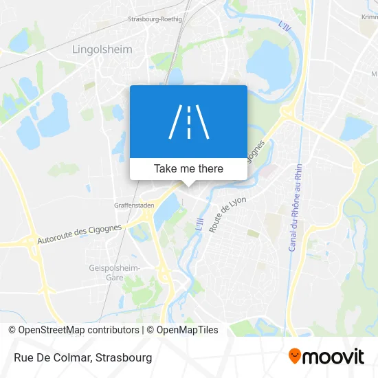 Rue De Colmar map
