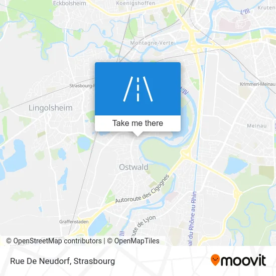 Rue De Neudorf map