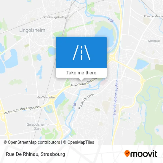 Rue De Rhinau map