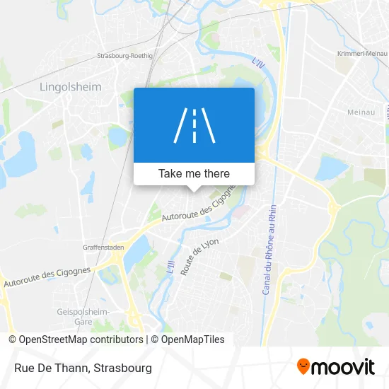 Rue De Thann map