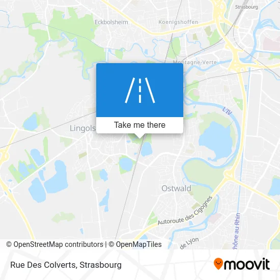 Rue Des Colverts map