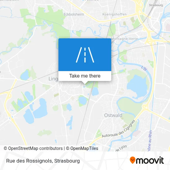 Rue Des Rossignols map