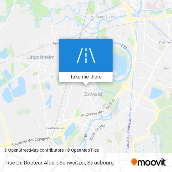 Mapa Rue Du Docteur Albert Schweitzer