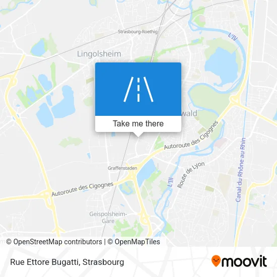 Rue Ettore Bugatti map