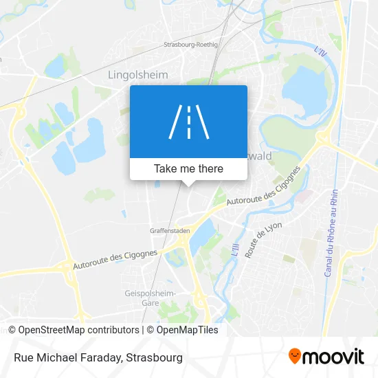 Rue Michael Faraday map