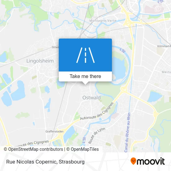 Rue Nicolas Copernic map