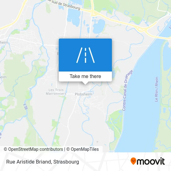 Rue Aristide Briand map