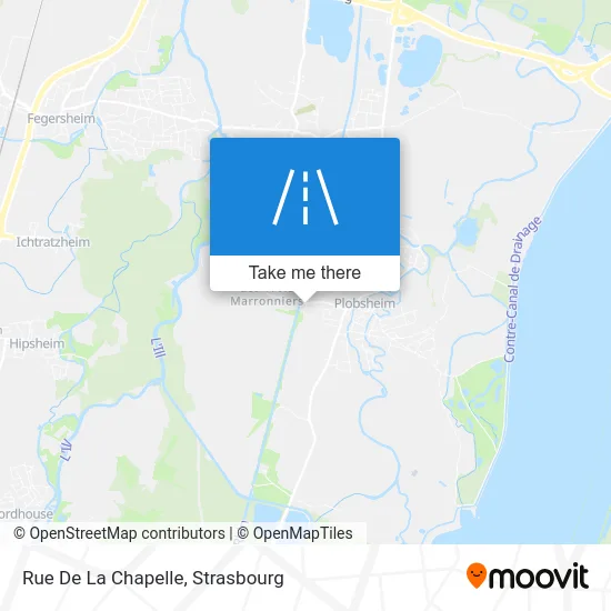 Mapa Rue De La Chapelle