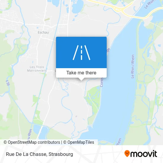 Rue De La Chasse map