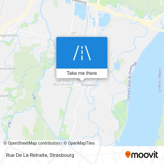 Rue De La Retraite map