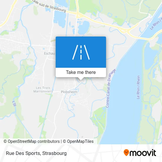 Rue Des Sports map