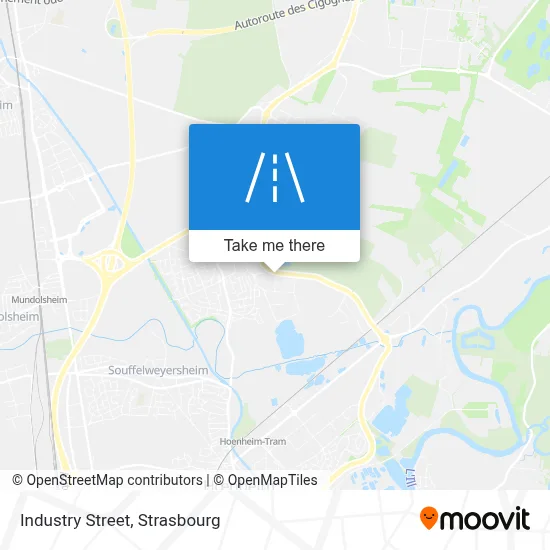 Rue De L'Industrie map