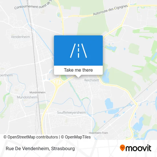 Rue De Vendenheim map