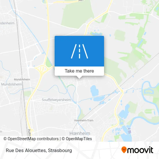 Rue Des Alouettes map