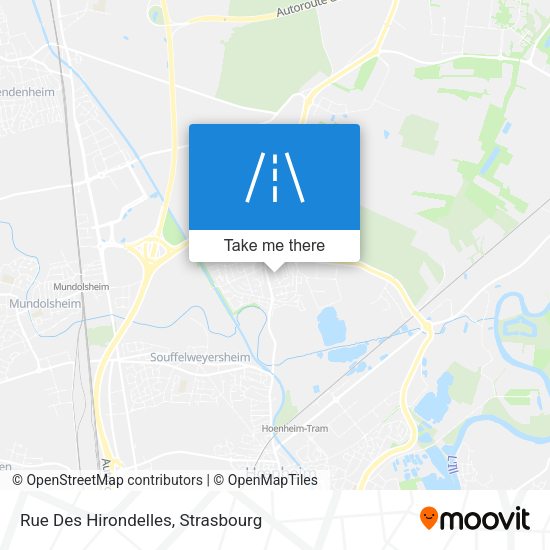 Rue Des Hirondelles map